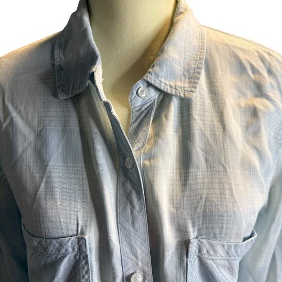 Rails Carter Shirt, Light Vintage Blue, 100% Tencel, Women's Size Medium - Picture 2 of 11